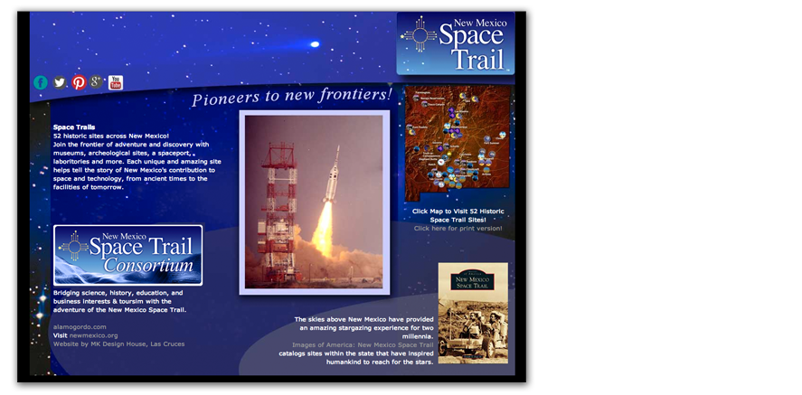 The Final Frontier: NM Space Trail Website