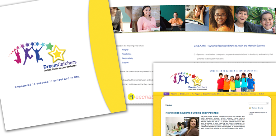 DreamCatchers: Logo Media Kit, Website